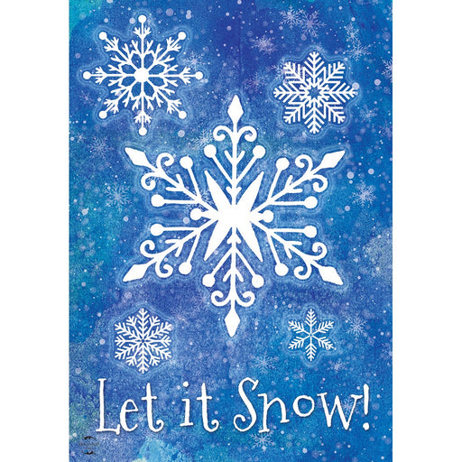 Snowflakes Garden Flag