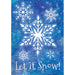 Snowflakes Garden Flag
