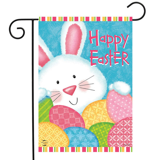 Bunny and Eggs Garden Flag