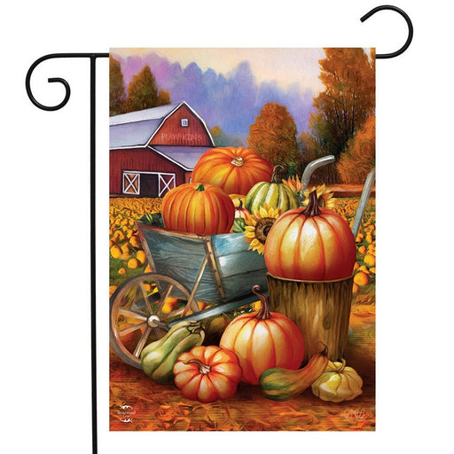 Pumpkin Farm Garden Flag