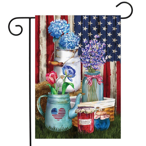 American Picnic Garden Flag