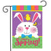 Happy Spring Rabbit Garden Flag