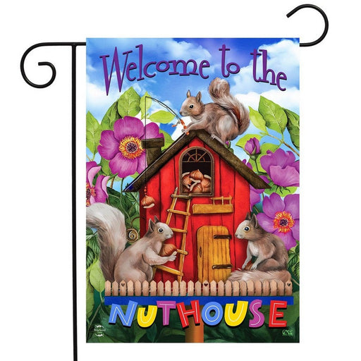 Spring Nuthouse Garden Flag