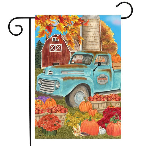 Fresh Picked Pumpkins Garden Flag