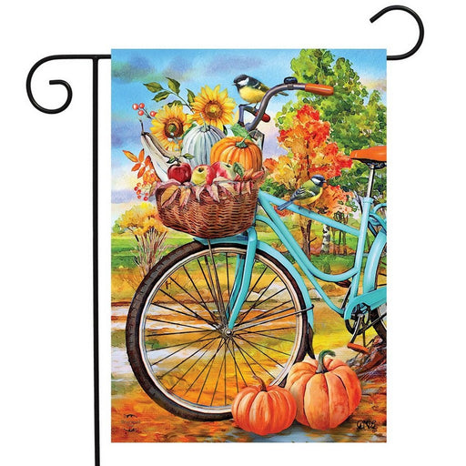 Autumn Bicycle Garden Flag