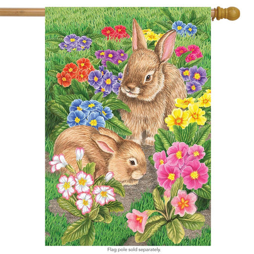 Bunny Friends House Flag