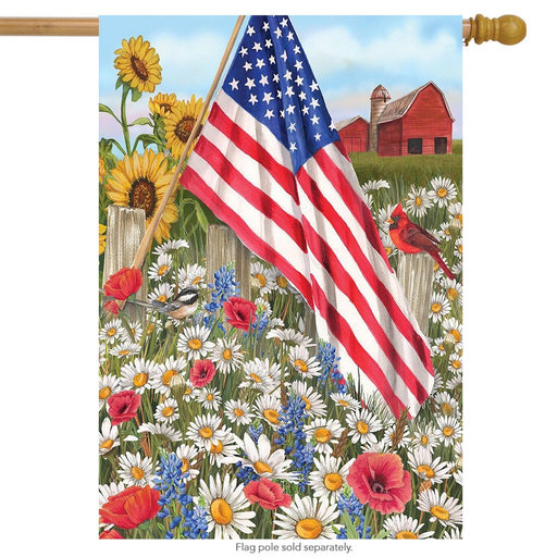 America the Beautiful House Flag