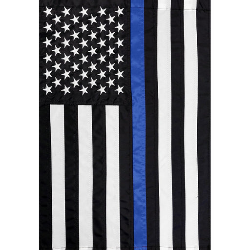 Thin Blue Line Embroidered House Flag