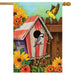 American Birdhouse House Flag