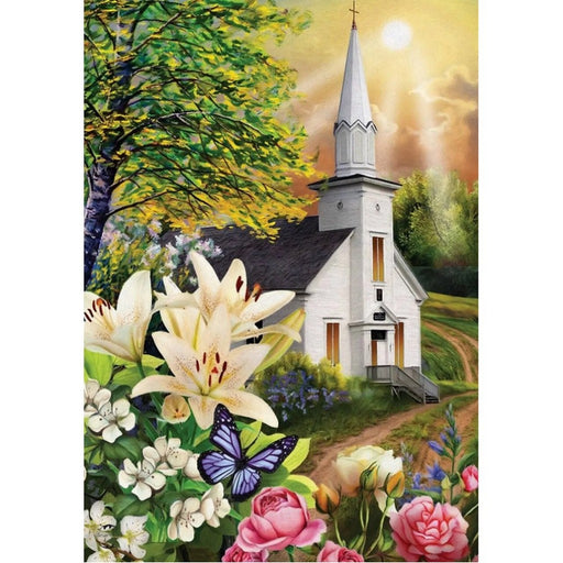 Spring Church House Flag