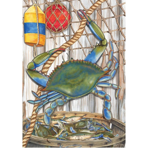 Blue Crab Bushel House Flag