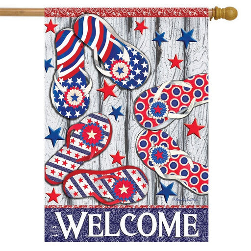 Freedom Flip Flops House Flag