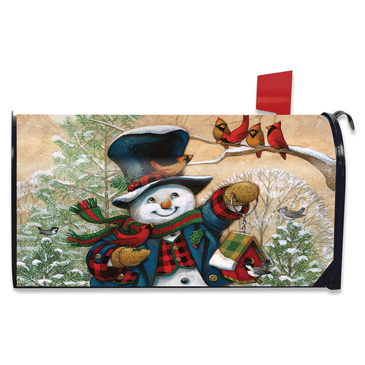 Winter Friends Mailbox Cover