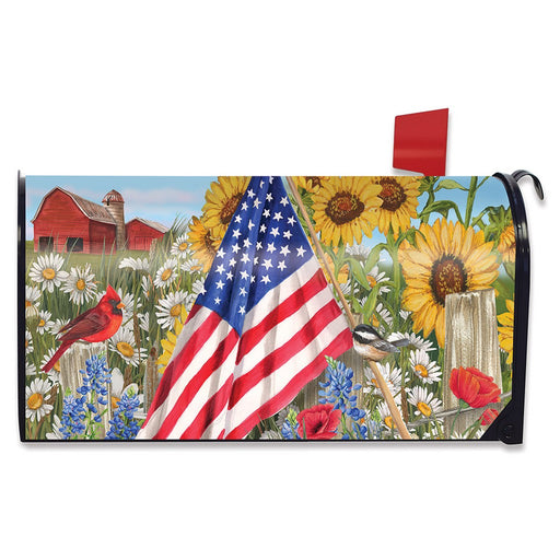 America the Beautiful Mailbox Cover