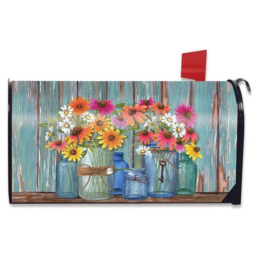 Farm Fresh Flowers Mailbox Cover