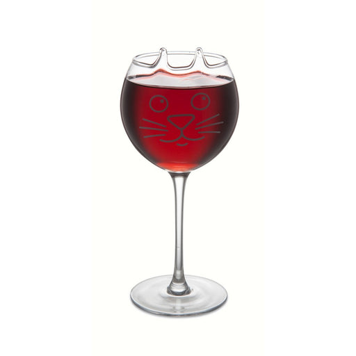 Purrfect Wine Glass
