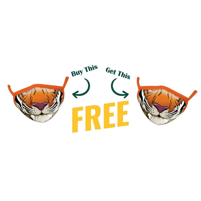 BOGO! Buy One Get One Free! Child Mask Tiger