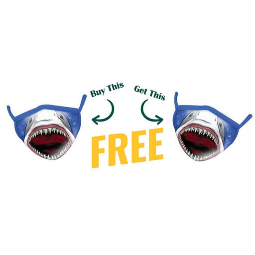 BOGO! Buy One Get One Free! Child Mask Shark