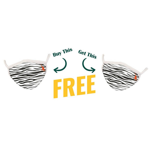 BOGO! Buy One Get One Free! Child Mask Zebra