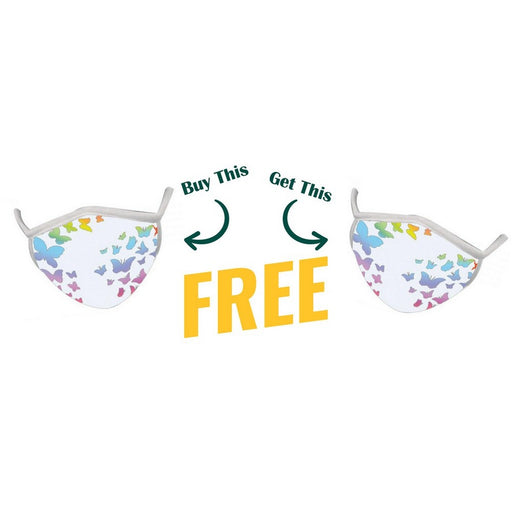 BOGO! Buy One Get One Free! Child Mask Butterfly