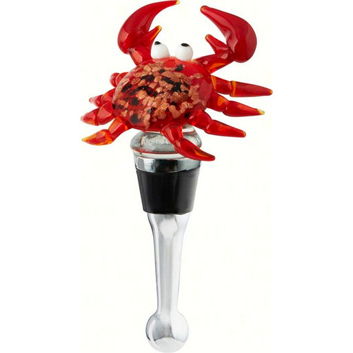 Bottle Stopper - Crab Red