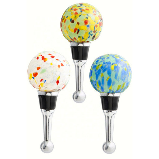 Bottle Stopper - Speckled Ball MUST ORDER IN 3'S