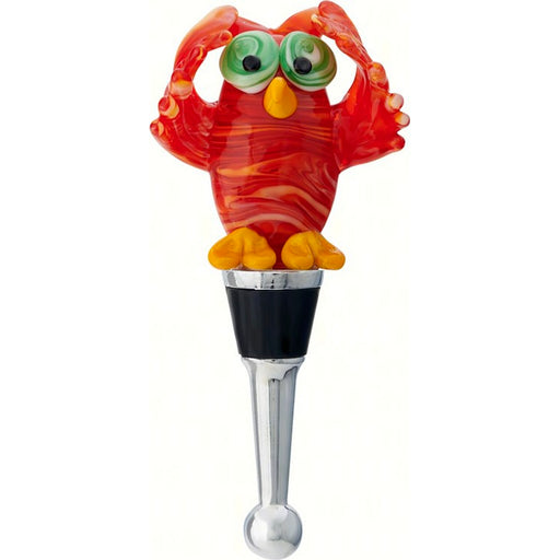 Bottle Stopper - Red Owl