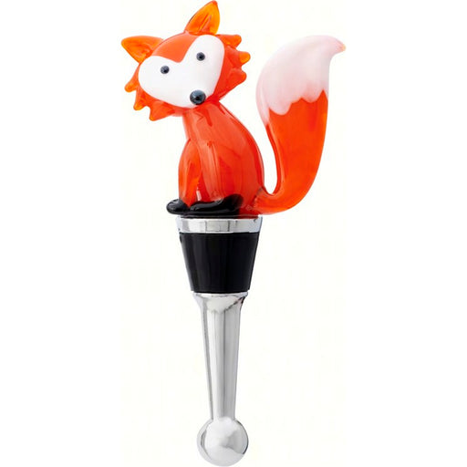 Bottle Stopper - Orange Fox