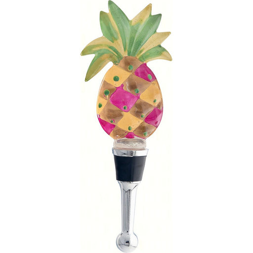 Bottle Stopper - Pineapple Resin - 5 inch