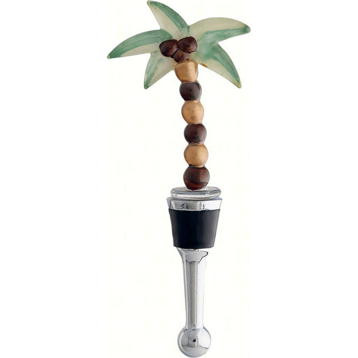 Bottle Stopper - Palm Tree Resin - 5 inch
