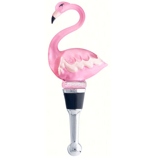 Bottle Stopper - Flamingo Resin - 5 inch