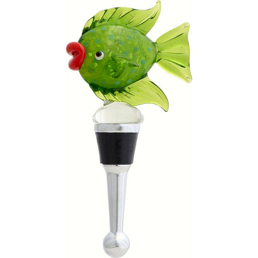 Bottle Stopper - Fish Green