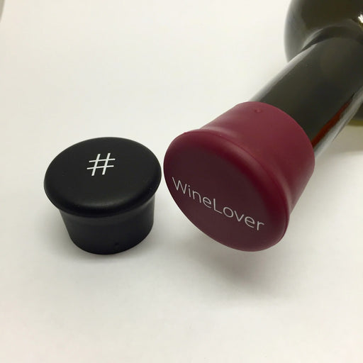 # & Wine Lover Reusable Silicone Wine Bottle Cap