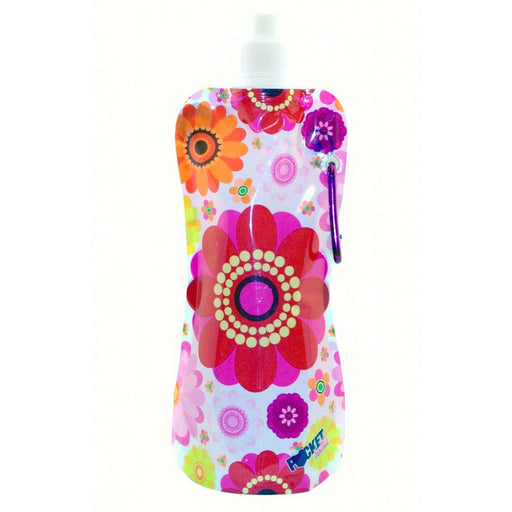 Pocket Bottle Multi Colored Flowers