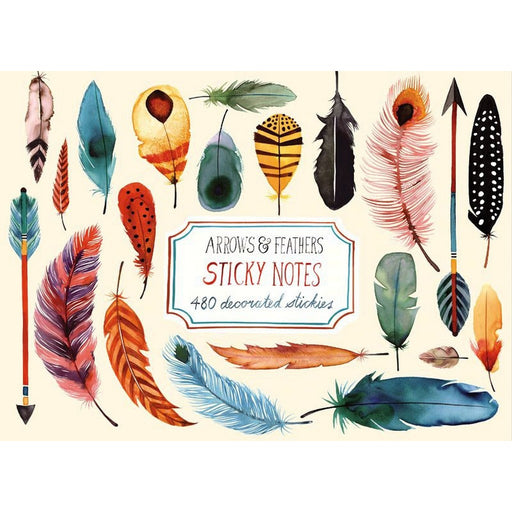 Arrows & Feathers Sticky Note Set