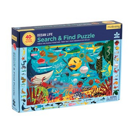 Ocean Life Search and Find Puzzle