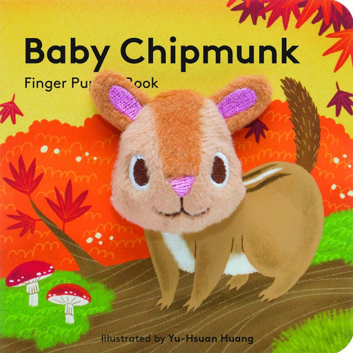 Baby Chipmunk Finger Puppet Book