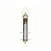 Grande View Bird Feeder Thermometer Satin Nickel 1.5 lb capacity