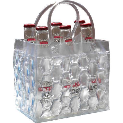 Chill It - 6 Bottle Insulated Bottle Bag - Clear