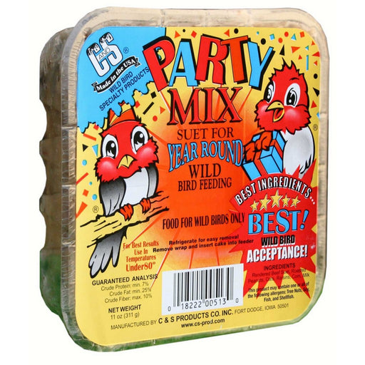 11 oz. Party Mix Suet +Frt Must order in 12's
