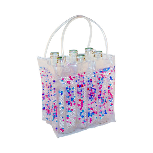 The Cool Sack - Beaded 6Pk - Pink, Blue, Clear