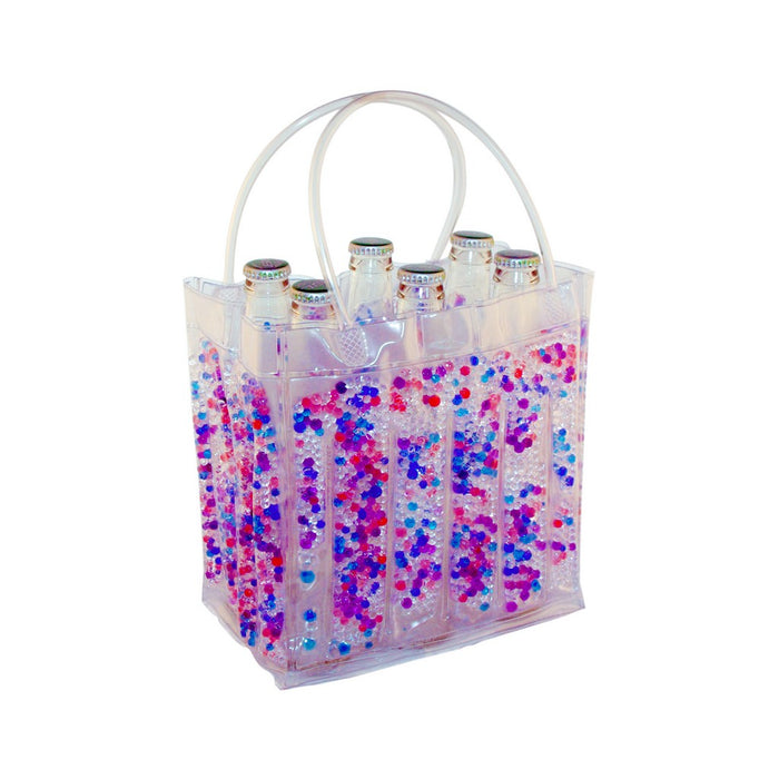 The Cool Sack - Beaded 6Pk - Blue, Purple, Clear, Pink