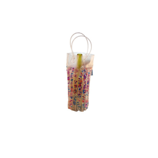 The Cool Sack - Beaded Tall Round - Blue, Purple, Clear, Pink