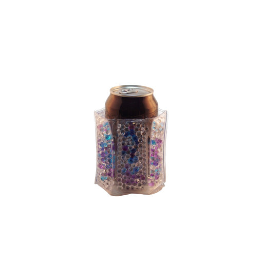 The Cool Sack - Beaded Koozie - Blue, Purple, Clear