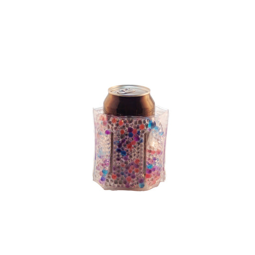 The Cool Sack - Beaded Koozie - Blue, Purple, Clear, Pink