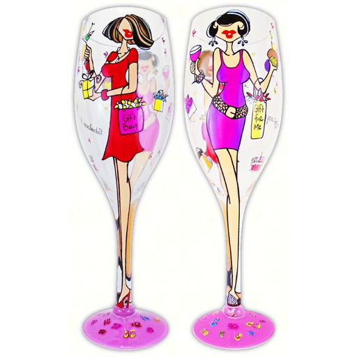 XL Wine Glass Display XL Fabulous At Any Age