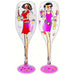 XL Wine Glass Display XL Fabulous At Any Age