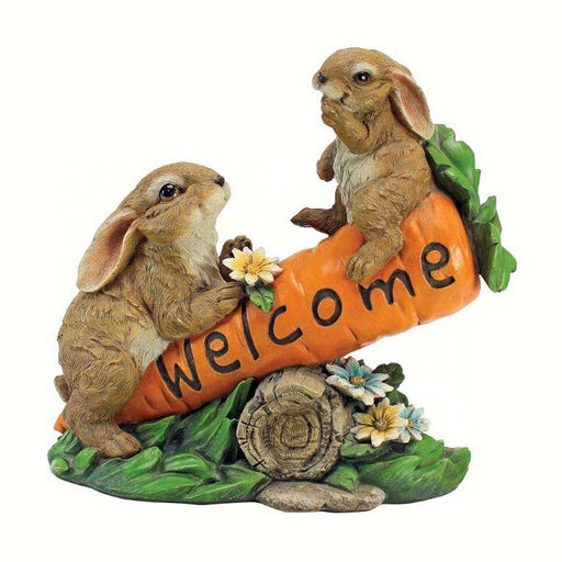 Bunny Bunch Welcome Statue
