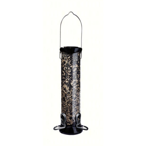 ONYX 2.75 in dia. 12 in Tube 2 port Sunflower/Mixed Seed Feeder w/removable Base
