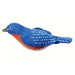 Bluebird Woolie Ornament